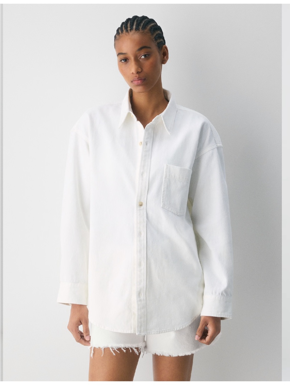 Aritzia Denim Forum The 80s Comfy Denim Shirt